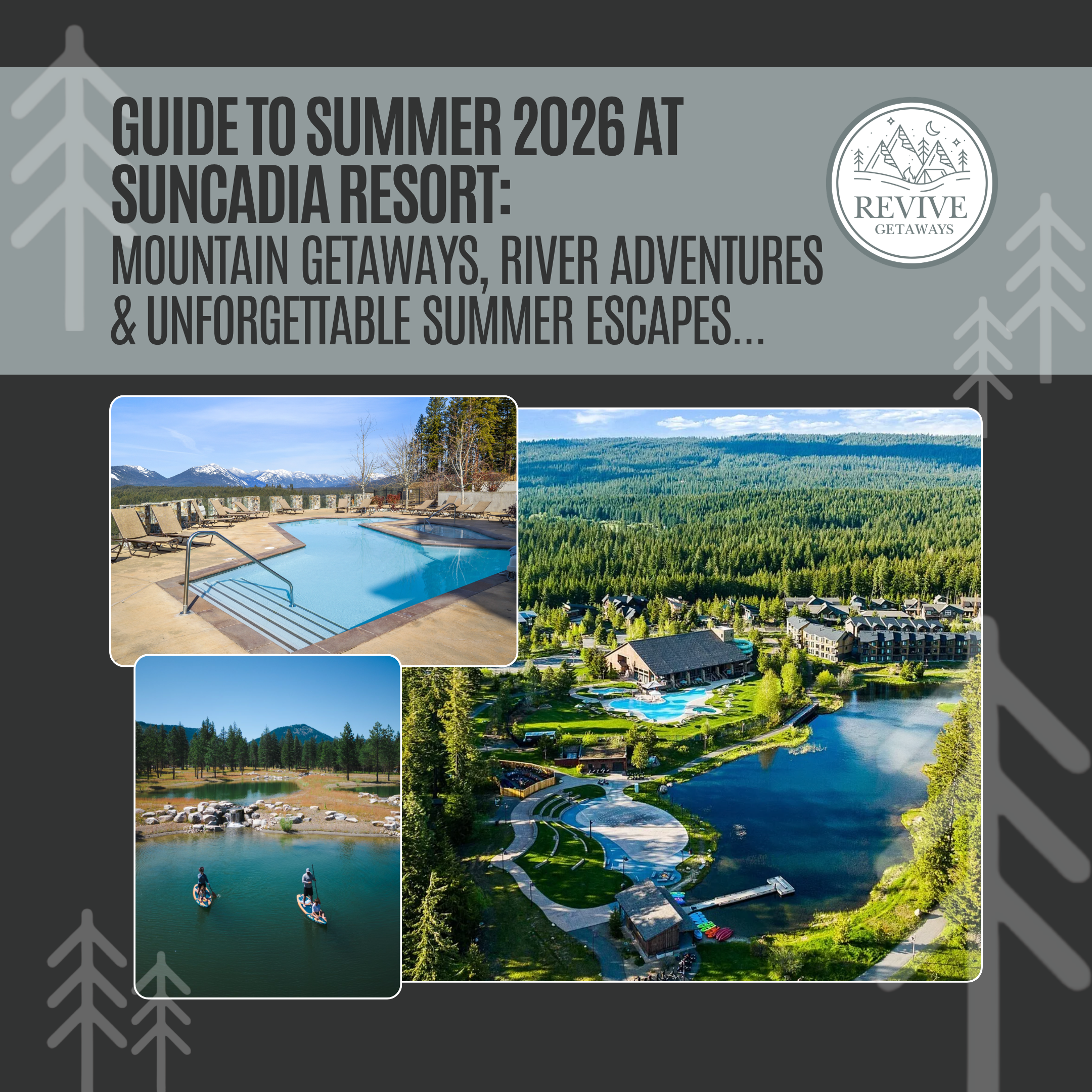 Summer at Suncadia Resort featuring luxury mountain lodging, outdoor adventures, golf, dining, and family-friendly activities in Washington State.